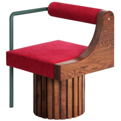 Modern "Normative-Chair" with Upholstery