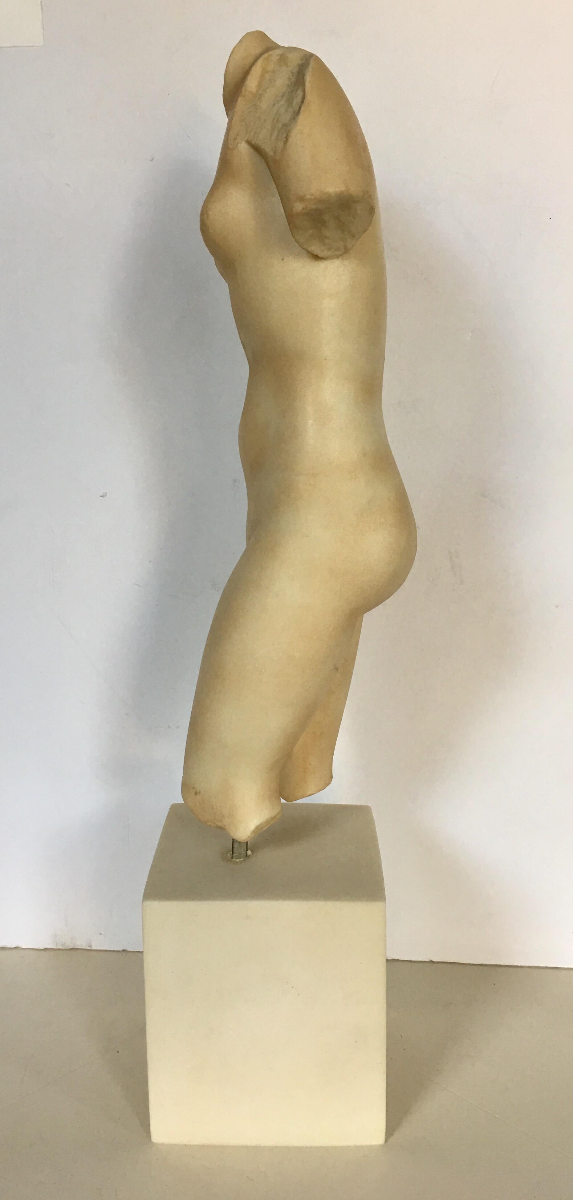 modern female bust sculpture