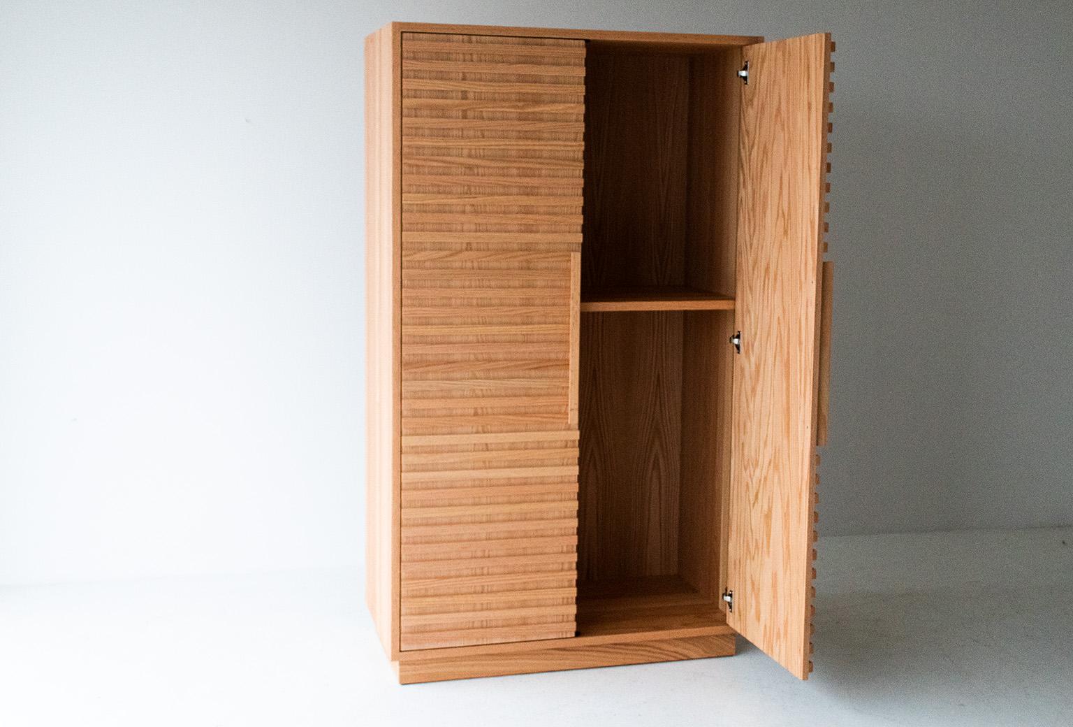 Modern Oak Cabinet, Cicely Collection For Sale 4