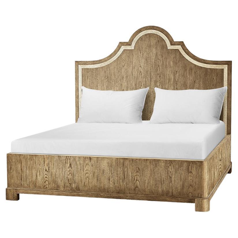 Modern Oak King Size Bed