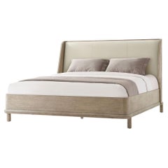 Modern Oak Luxury Bed Frame US King
