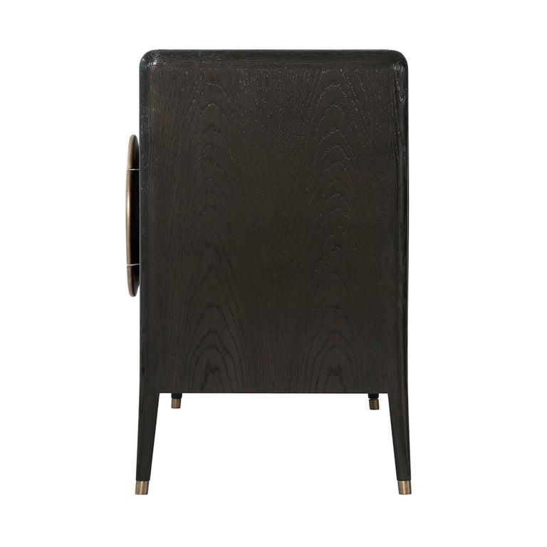 Modern Oak Marble Top Dresser at 1stDibs