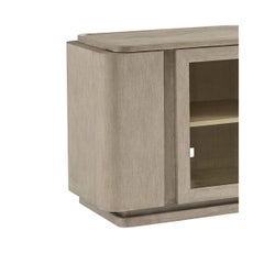 Modern Oak Media Console