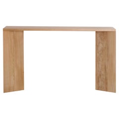 Modern Oak Wood  Console Table 