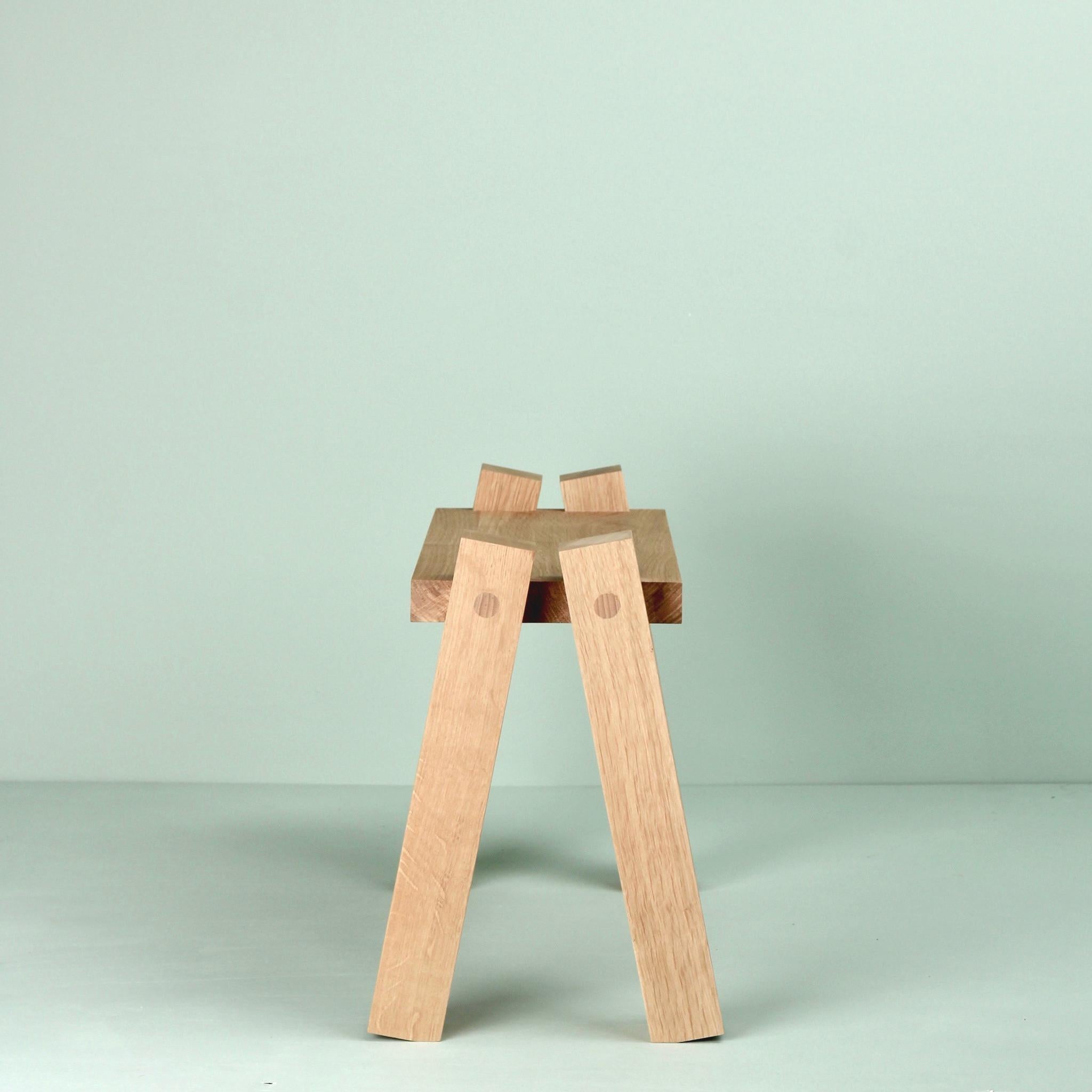 Quatre Pattes by Alto Duo is a multipurpose side table designed by Mayeul Morand-Monteil in 2021.

It is traditionally made in the South of France with French Oak. Small quantities of this item are currently available.

It is available in 3
