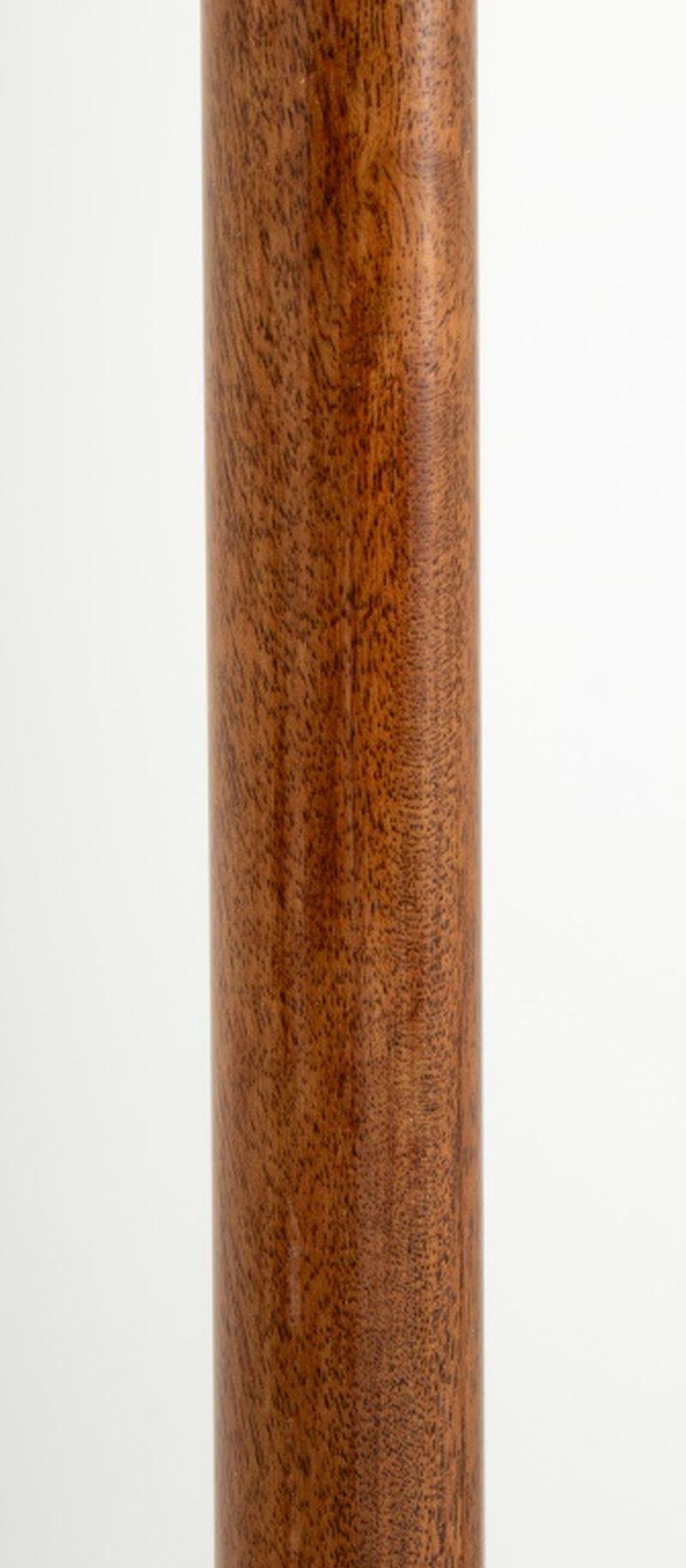 Modern Oak Wood Tripod Floor Lamp For Sale 1