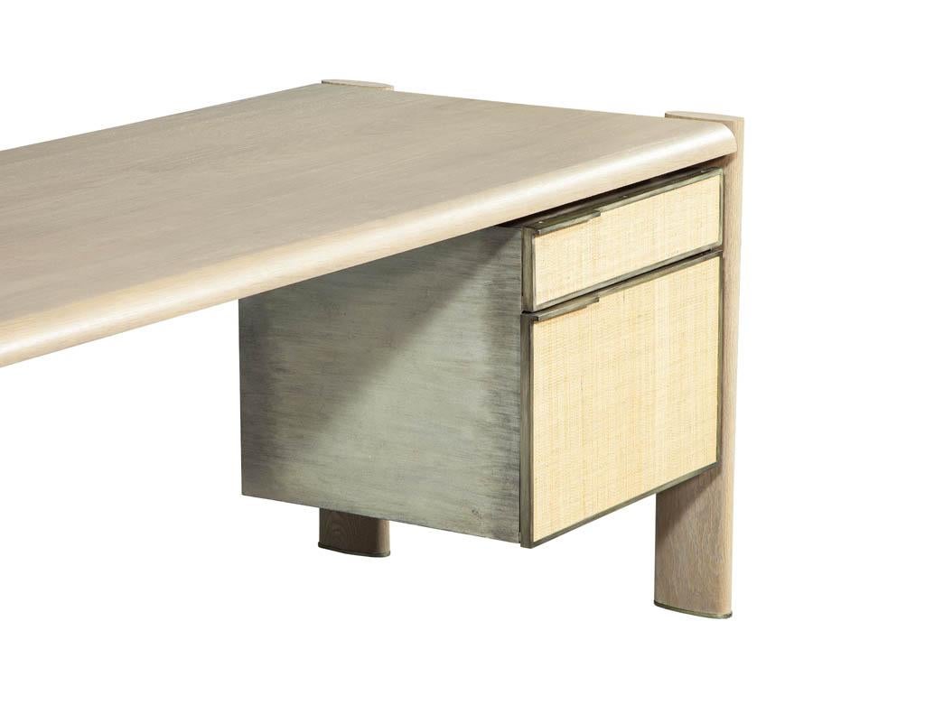 Modern Oak Writing Desk Nichols by Marmol Radziner 5