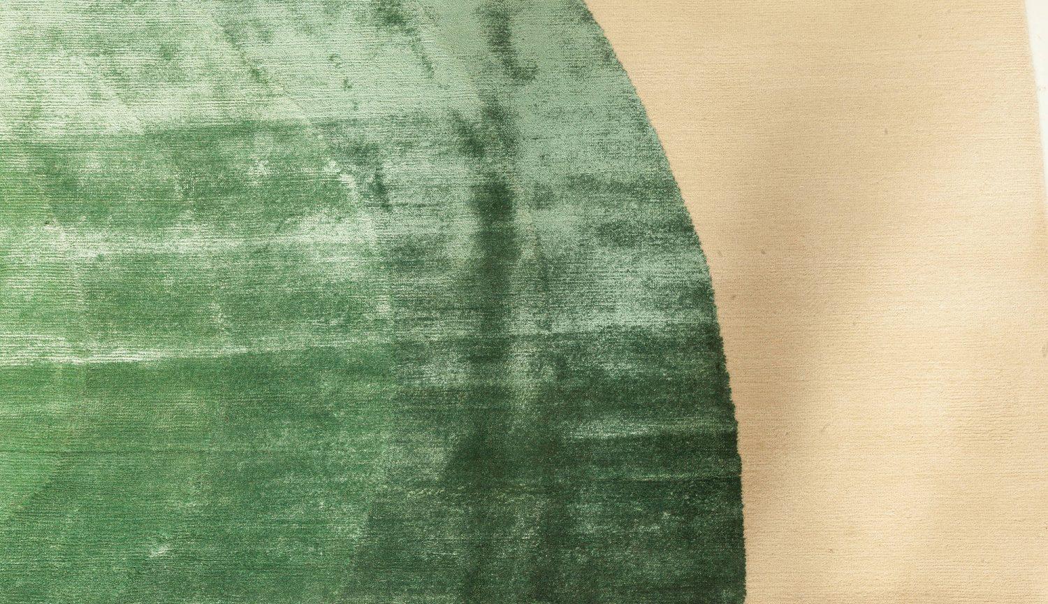 Tapis moderne Oasis noué à la main, en laine et soie de Doris Leslie Blau Neuf - En vente à New York, NY