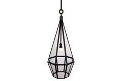 Modern Octapyramid Lantern Pendant