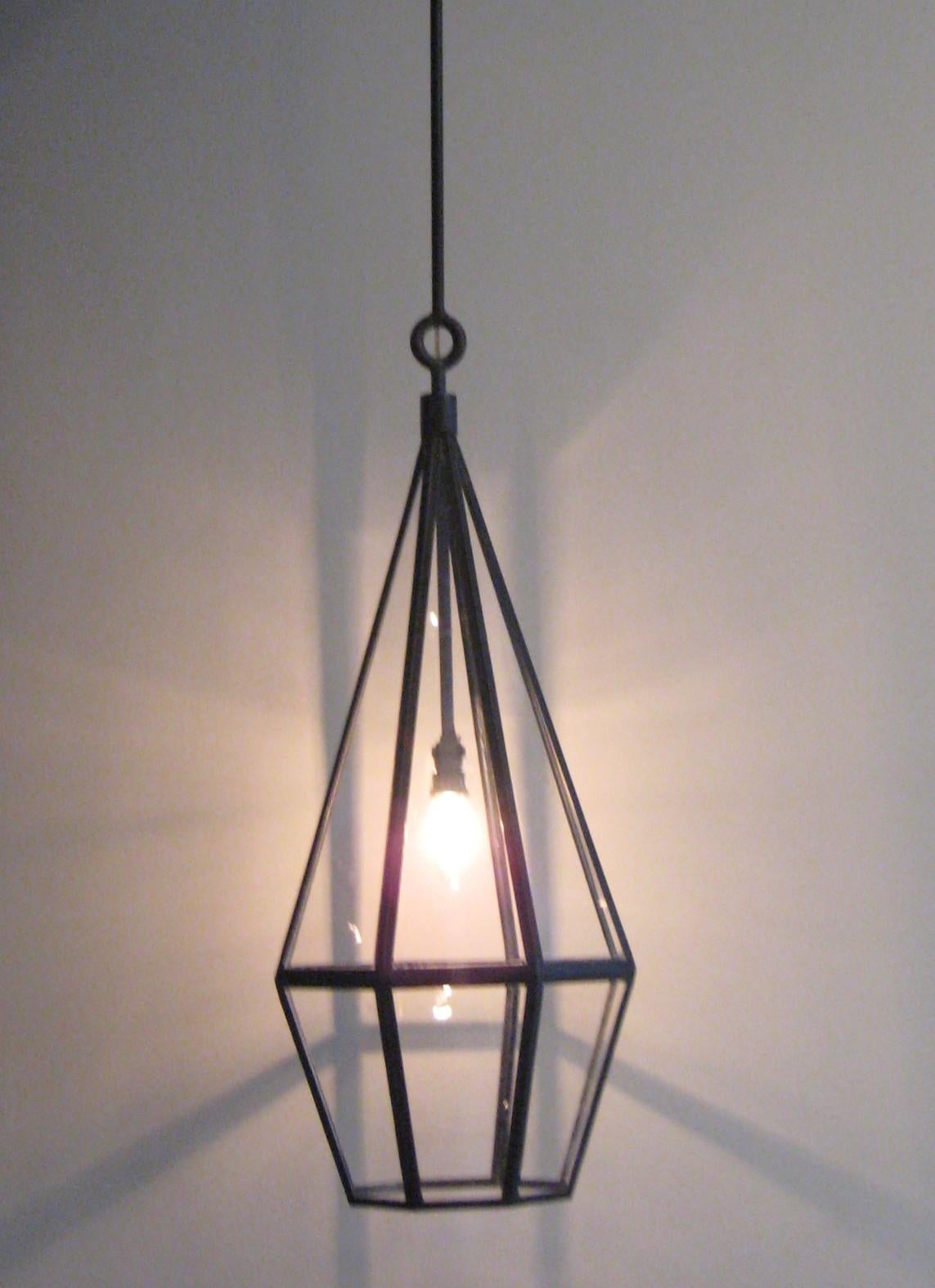 Modern Octapyramid Lantern Pendant In New Condition For Sale In Roeselare, BE