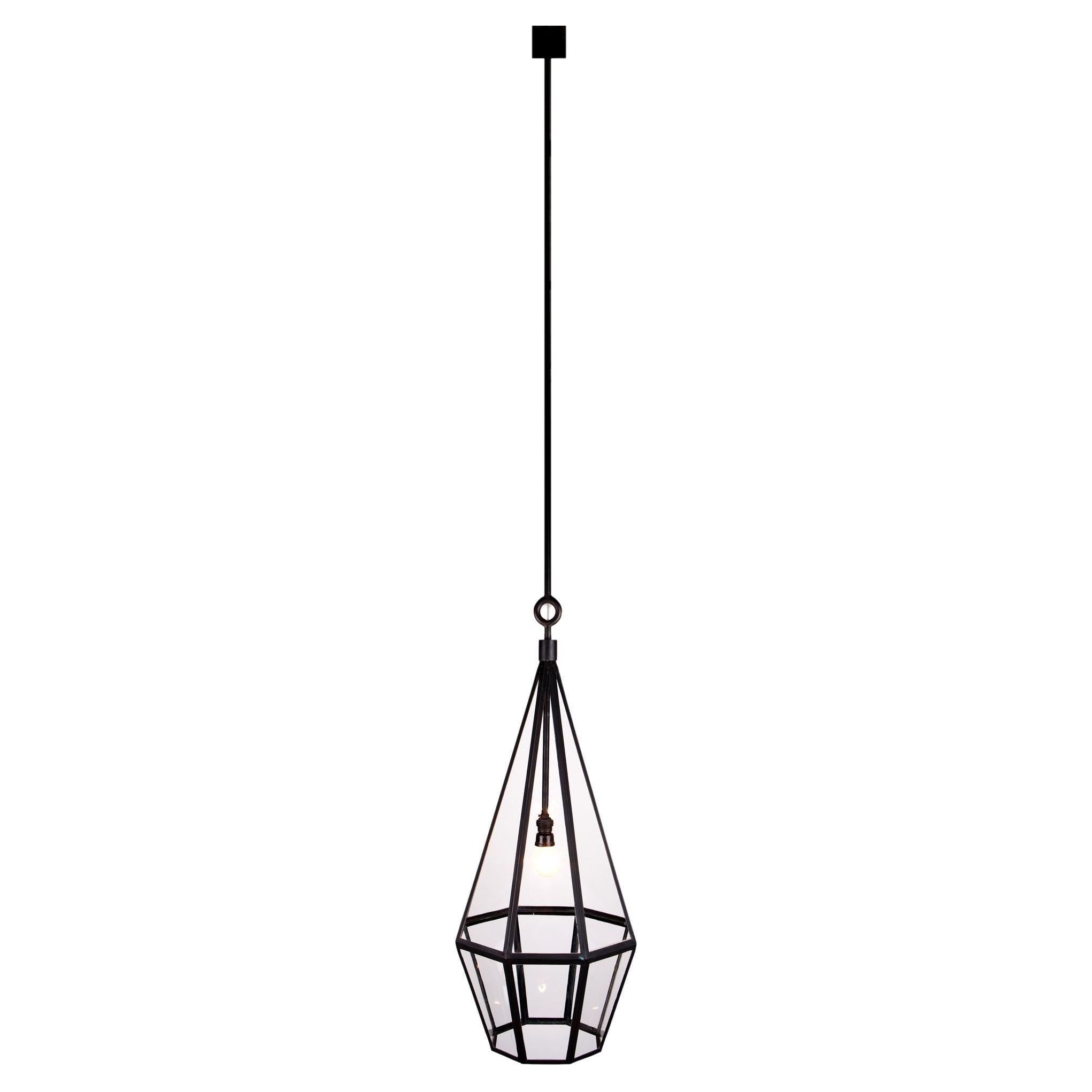 Modern Octapyramid Lantern Pendant