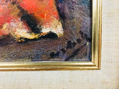 Modern Oil on Board of Two Women by Listed Artist John Cordich