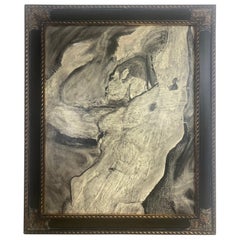 Modernes Öl auf Leinwand Gerahmter Akt Torso Museum Reproduktion