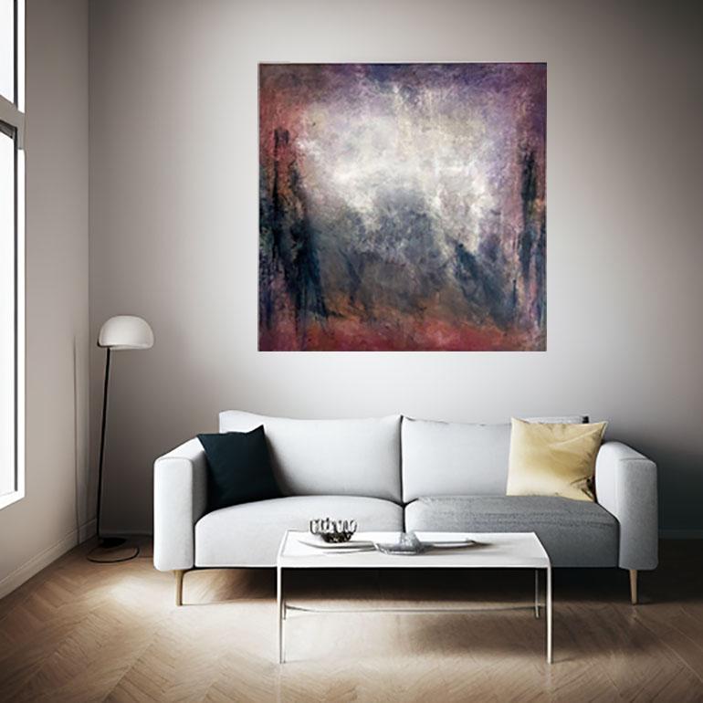 Pittura a olio su tela 'AG' di Anne Raymond, Modern Abstract USA, c.C. 2000 in vendita 1