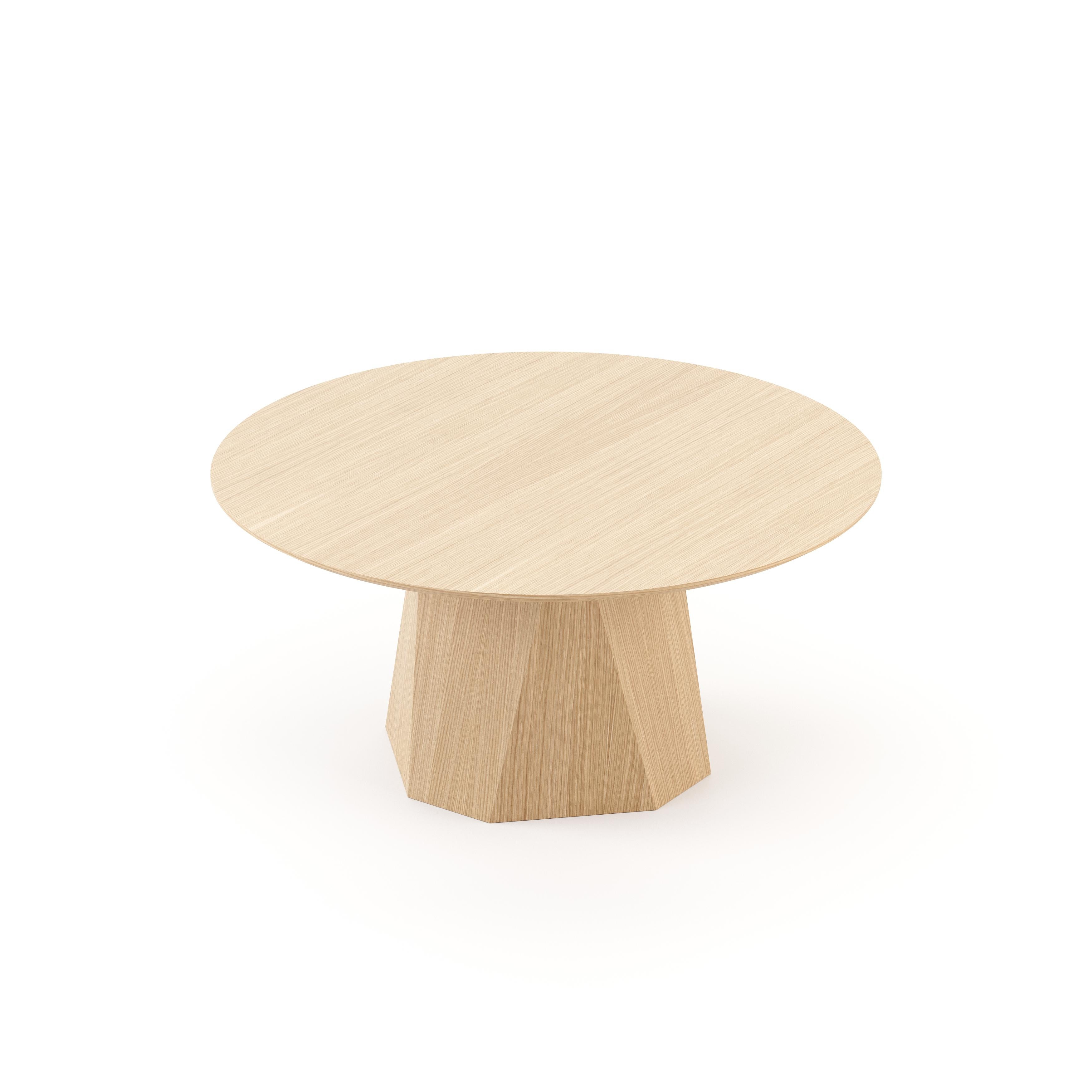 Moderne Table de salle à manger moderne Olivia en chêne, fabriquée à la main par Stylish Club en vente