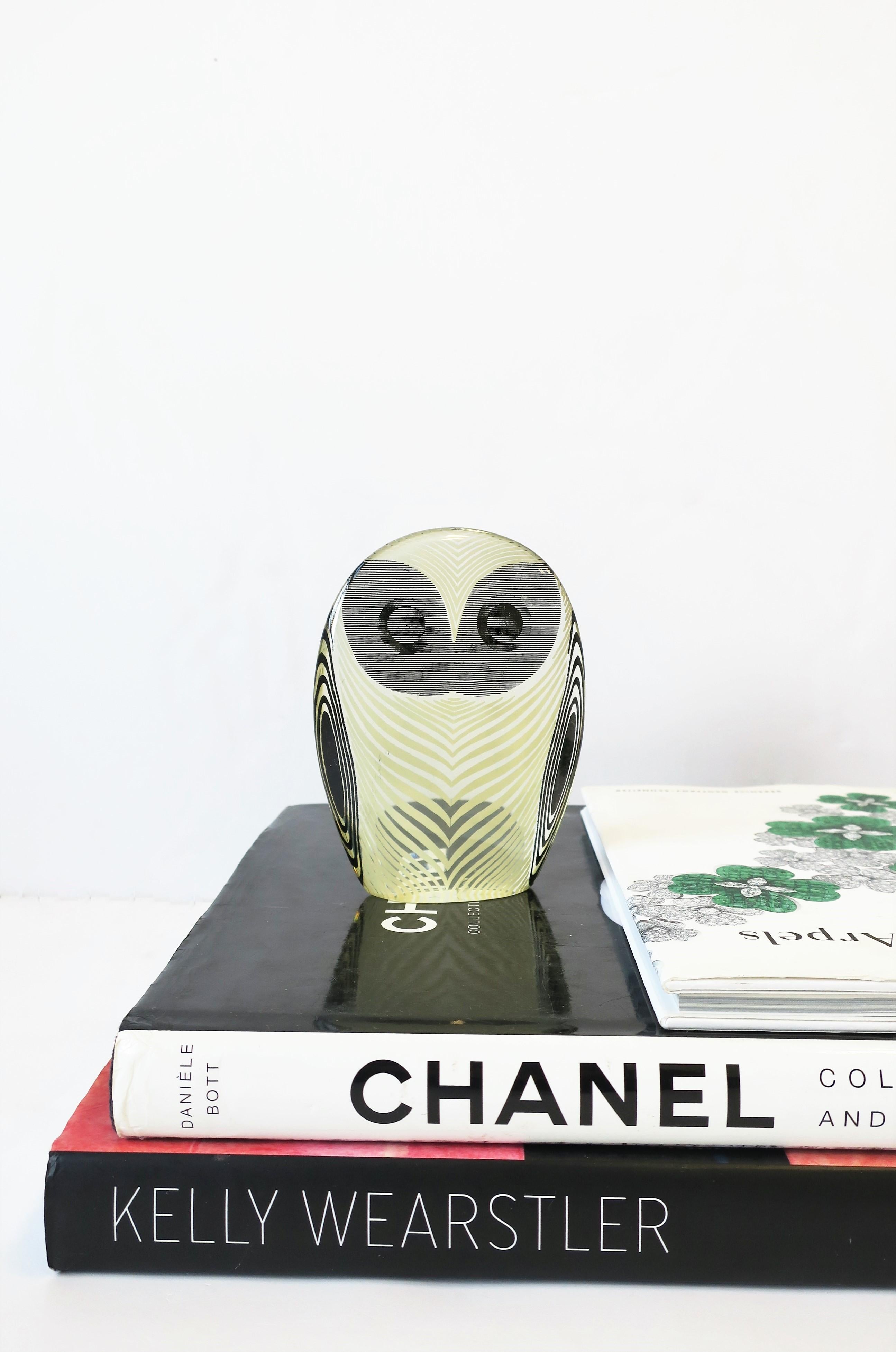 Modern Op-Art Owl Sculpture by Brazilian Artist Abraham Palatnik 2