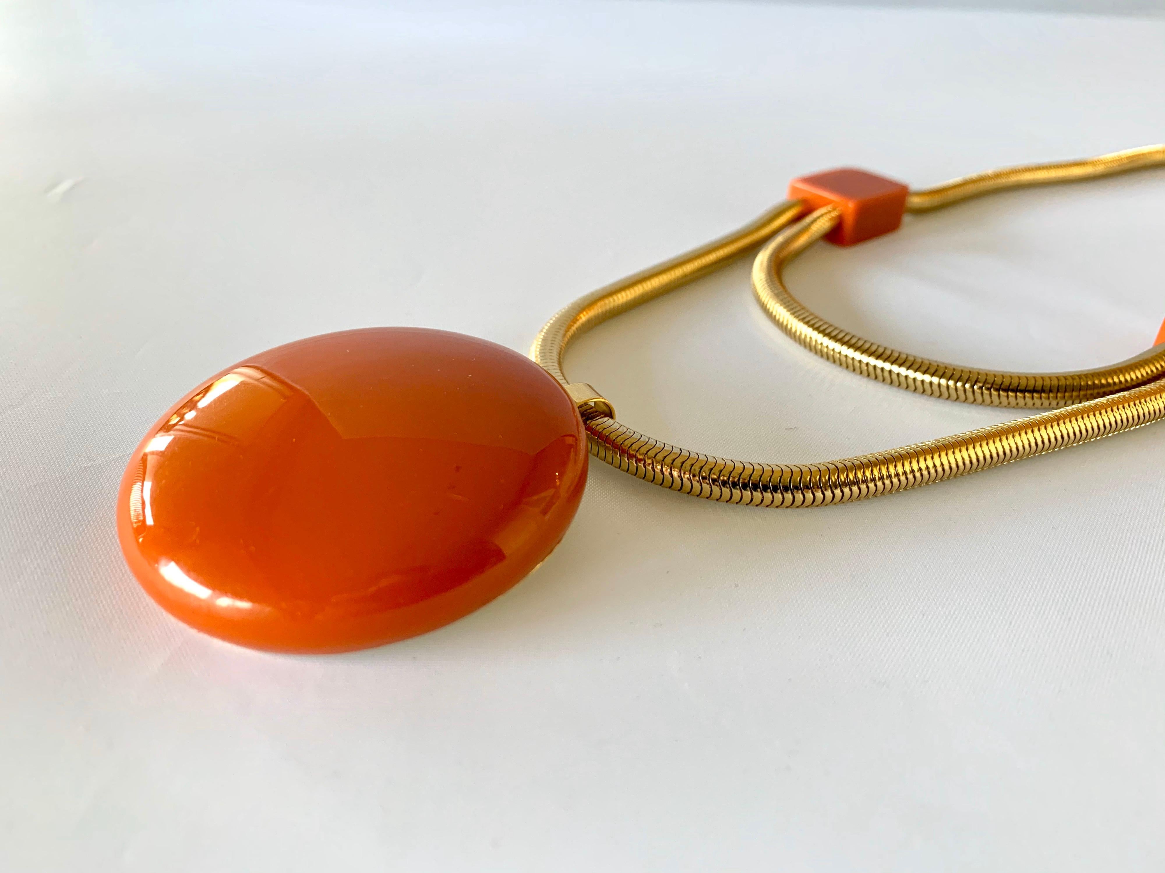 rose gold statement necklace