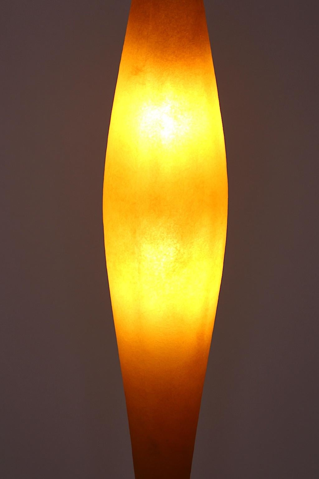 Modern Orange Vintage Guglielmo Berchicci E.T.A. Floor Lamp for Kundalini, Italy For Sale 4