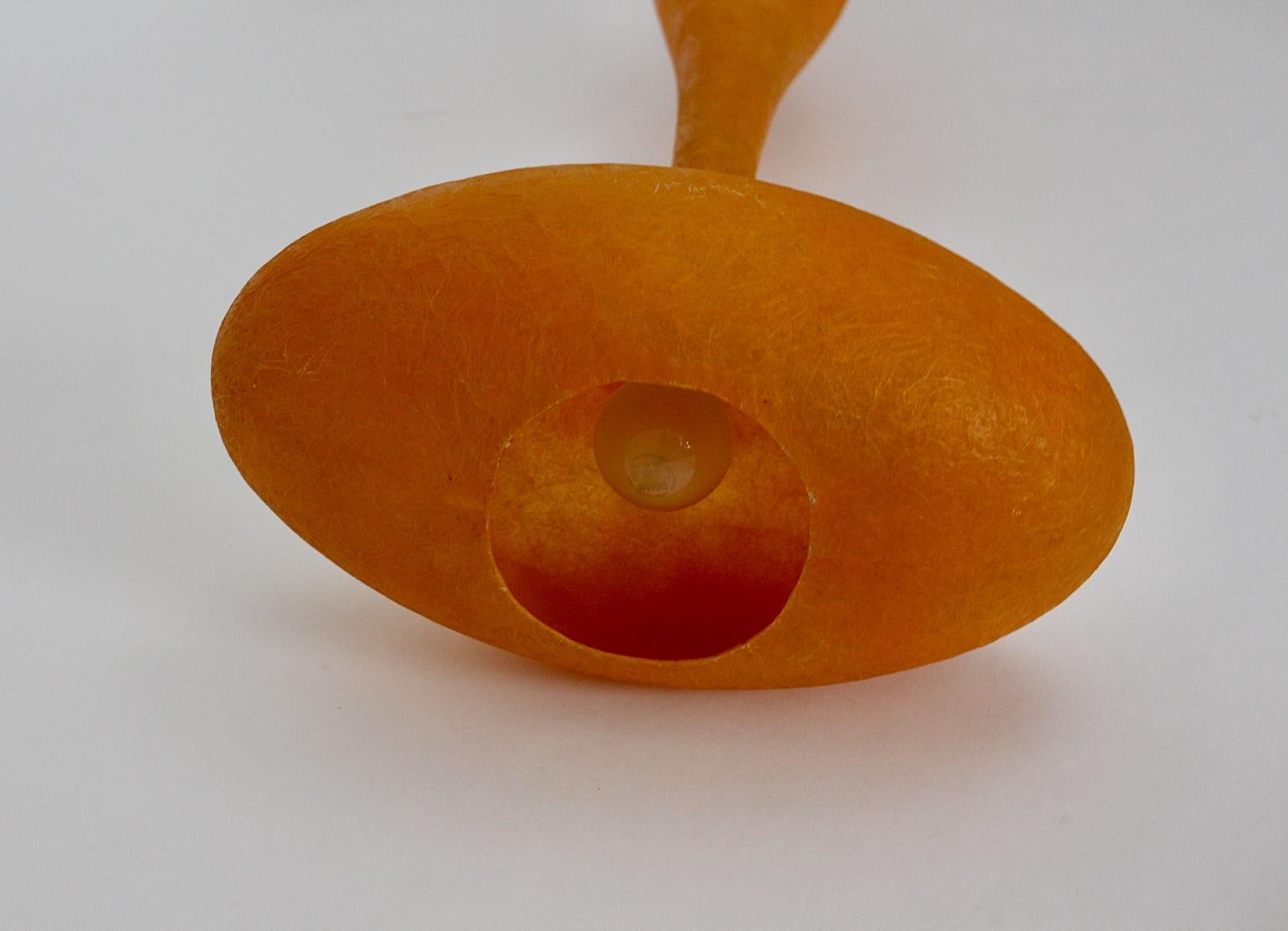 Lampadaire moderne orange vintage Guglielmo Berchicci E.T.A. pour Kundalini, Italie en vente 8