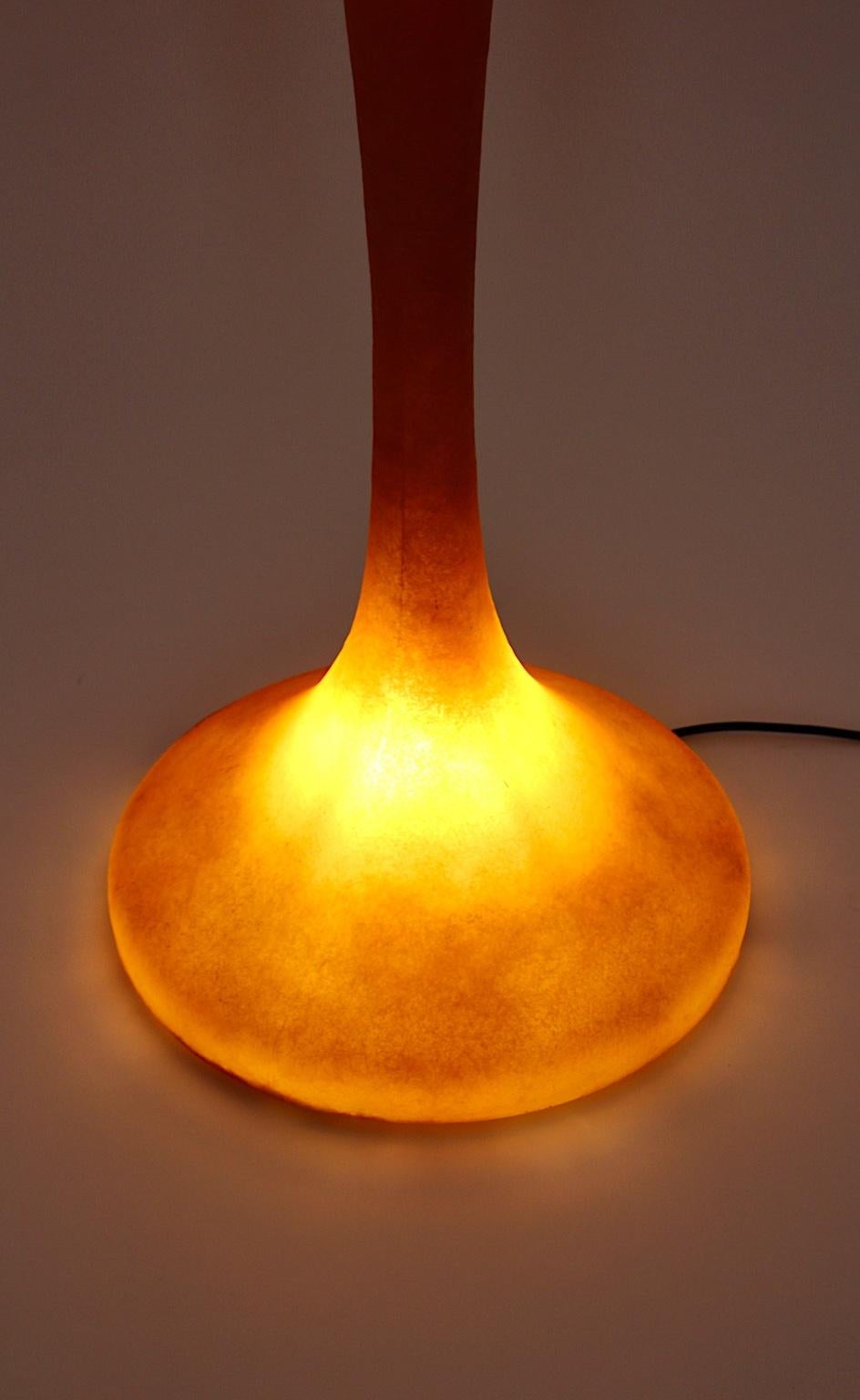 Modern Orange Vintage Guglielmo Berchicci E.T.A. Floor Lamp for Kundalini, Italy In Good Condition For Sale In Vienna, AT