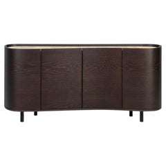 Modern Organ Sideboard, White Onyx, Oak, Handmade in Portugal by Greenapple