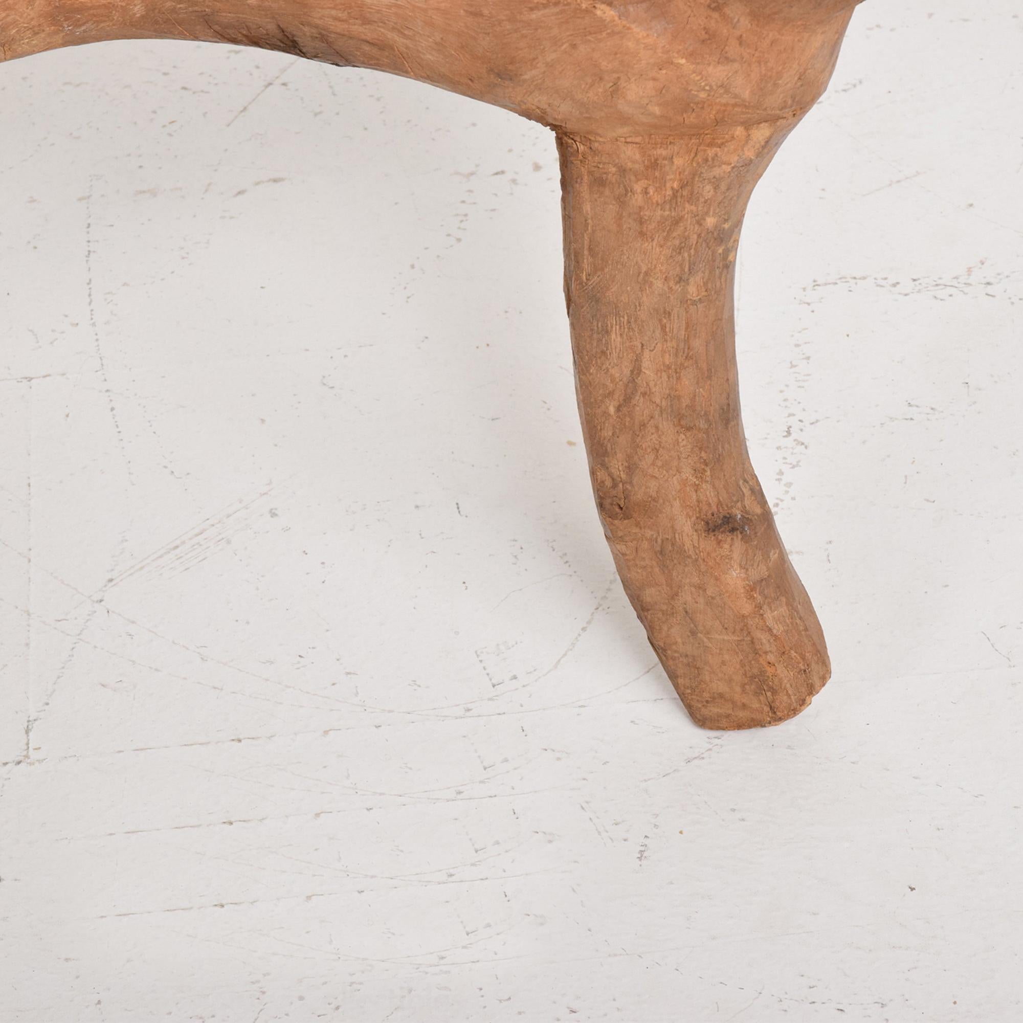1970s Milking Stool French modernist style Pierre Jeanneret In Good Condition For Sale In Chula Vista, CA