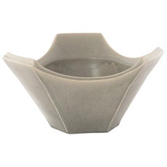 Modern Organic Dove Grey Decorative Bowl