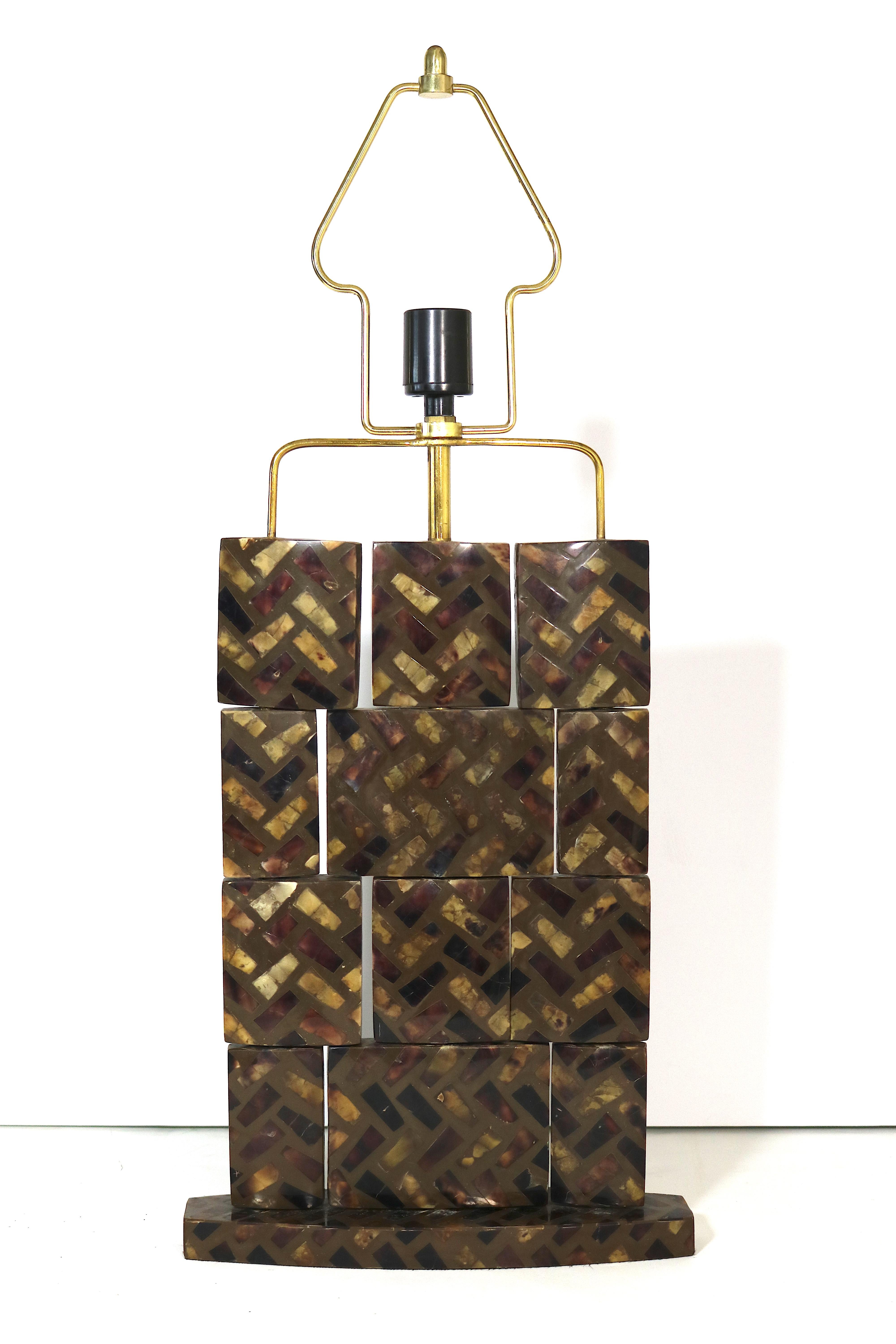French Modern Organic Horn Table Lamp R&Y Augousti Paris-Movable Sections Interplay For Sale