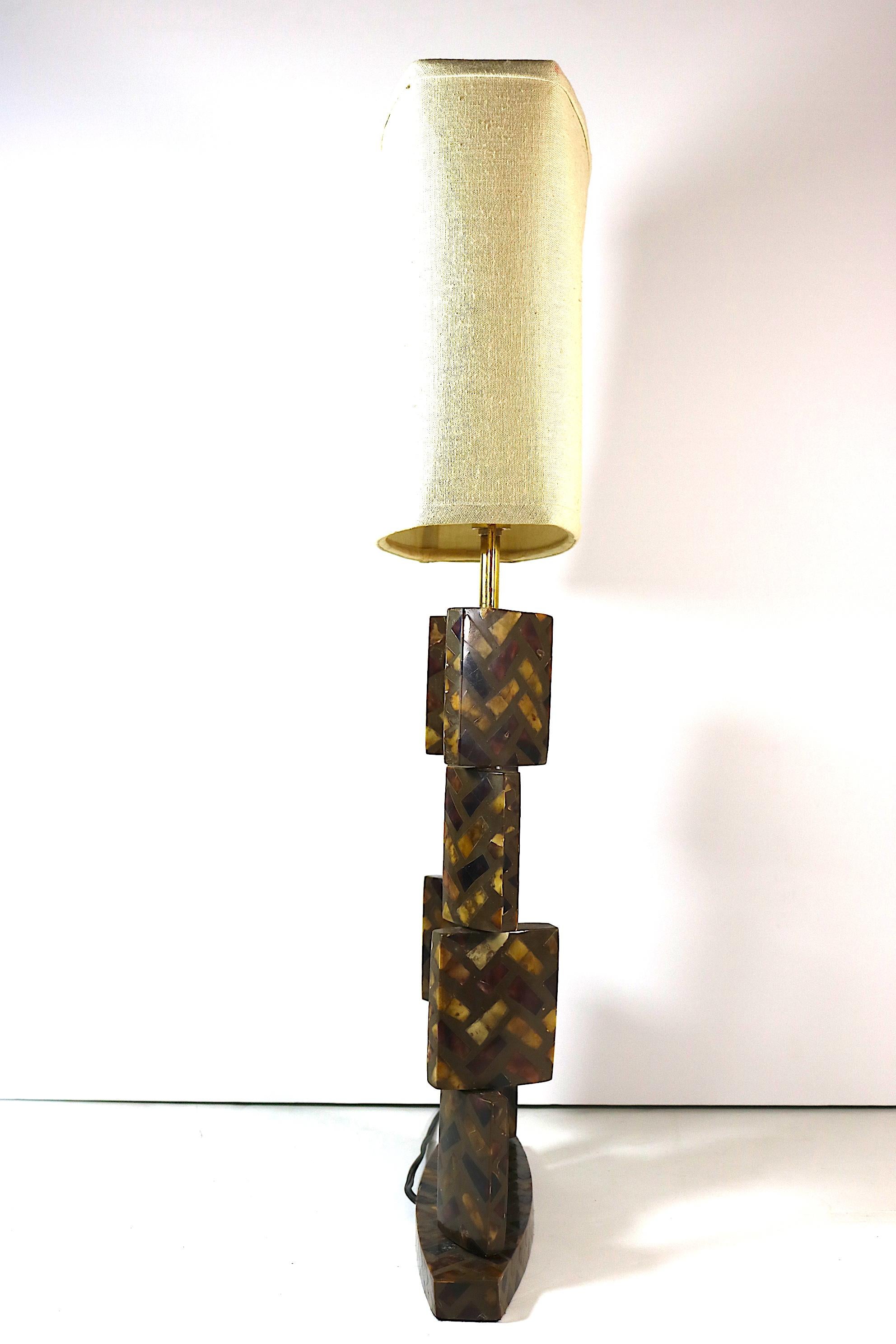 20th Century Modern Organic Horn Table Lamp R&Y Augousti Paris-Movable Sections Interplay For Sale