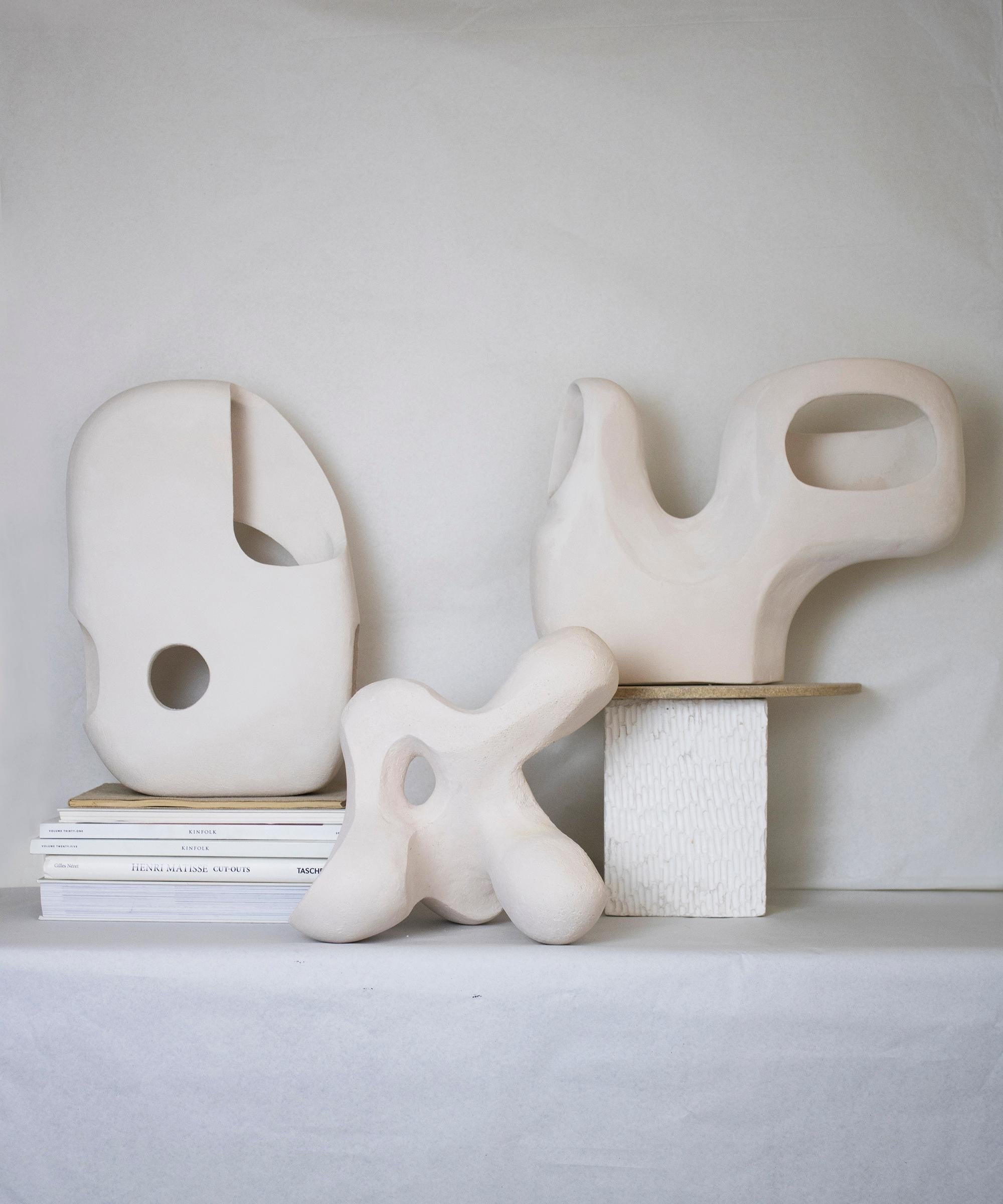 Dutch Contemporary Ceramic Vase, Modern Organic Handmade 