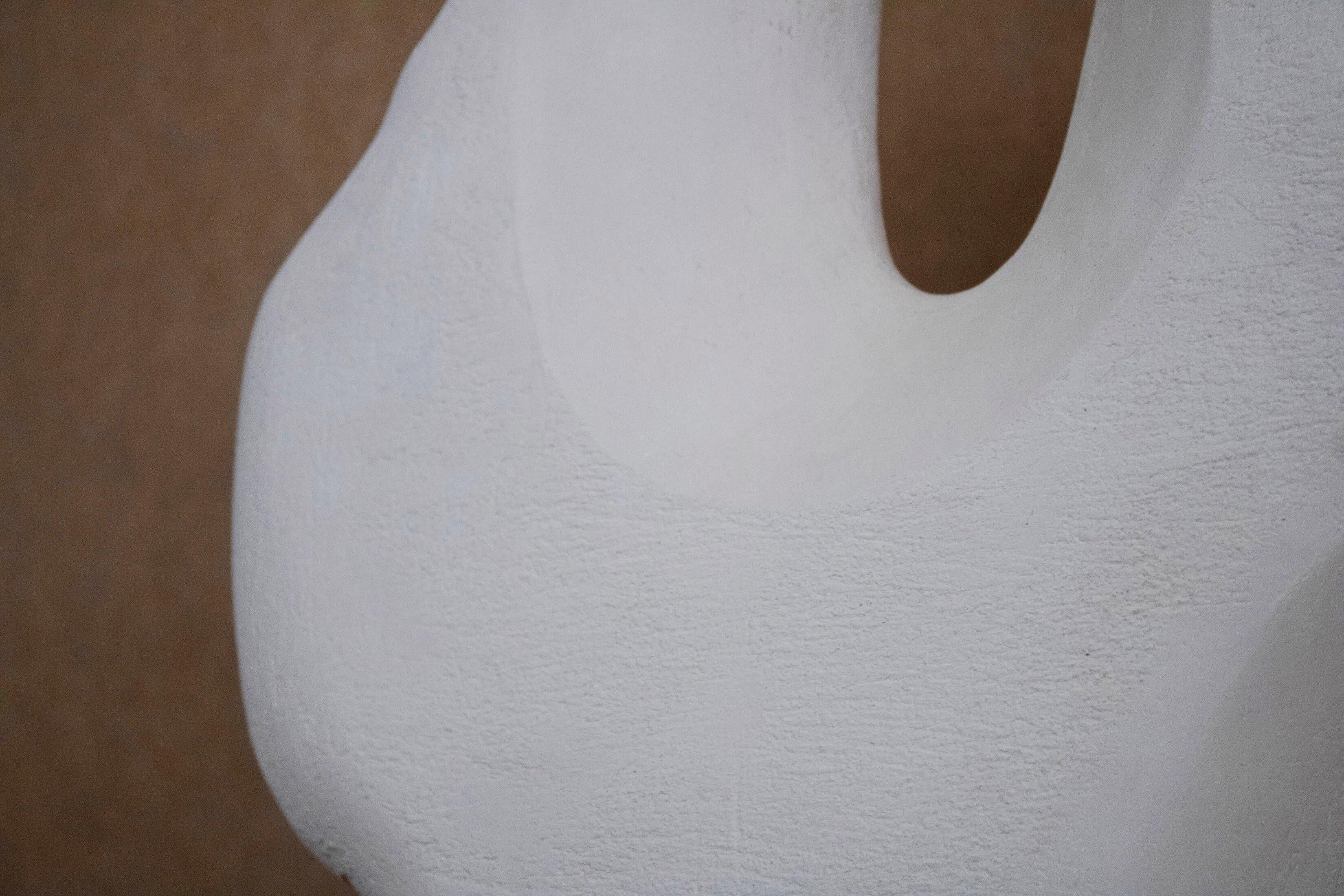 Contemporary Keramikvase, Moderne organische Handarbeit 