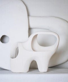 Contemporary Ceramic Vase, Modern Organic Handmade "Vase No_006" by AOAO