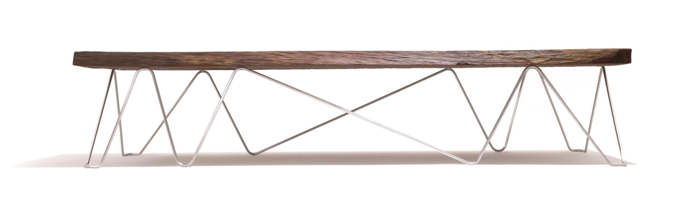 Reflect takes its name from the way the base mimics the changing landscape of Fiordland in the South Island of New Zealand. The non-geometric form is reflected on opposite sides yet as you move around the table, the perspective and angles change