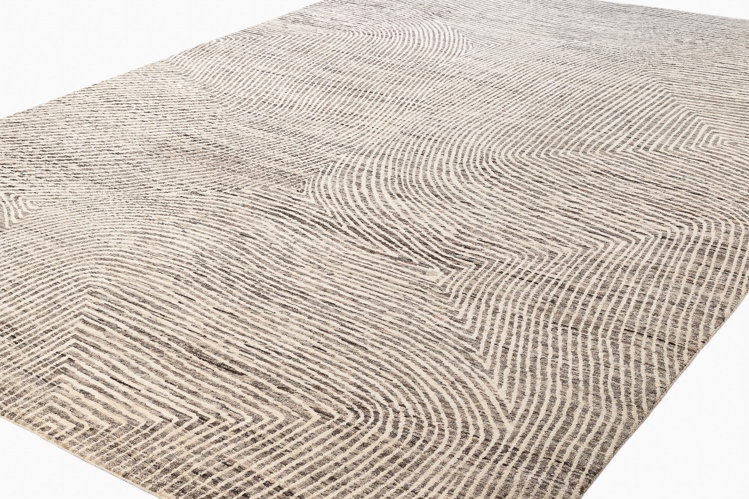 A labyrinth of organic lines create energy and texture in one of the newest additions to the Carini Signature Collection. Woven in our original Shiva Puri weave, this rug is made with lush Himalayan wool.