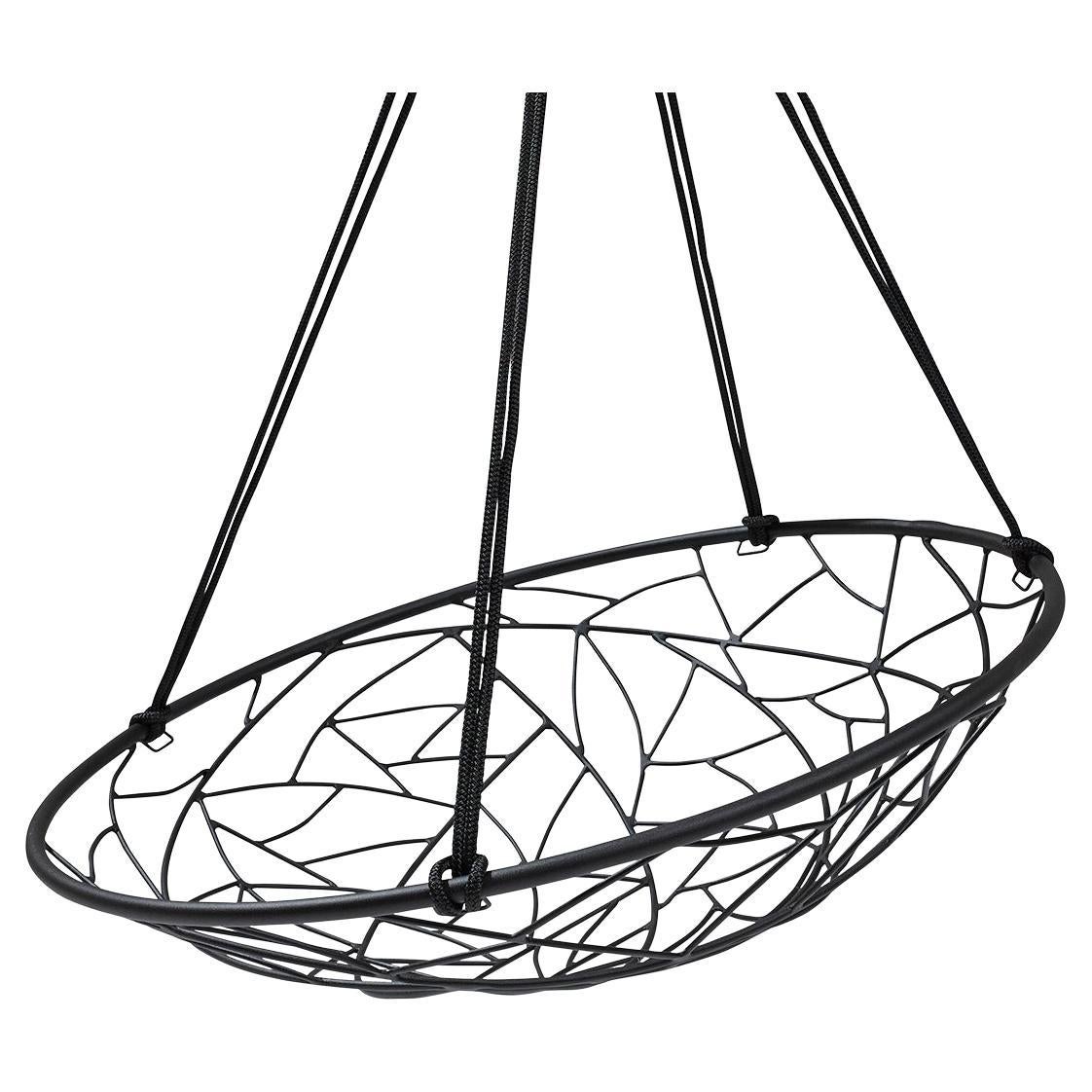 Modern Steel Outdoor Basket Swing Chair For Sale