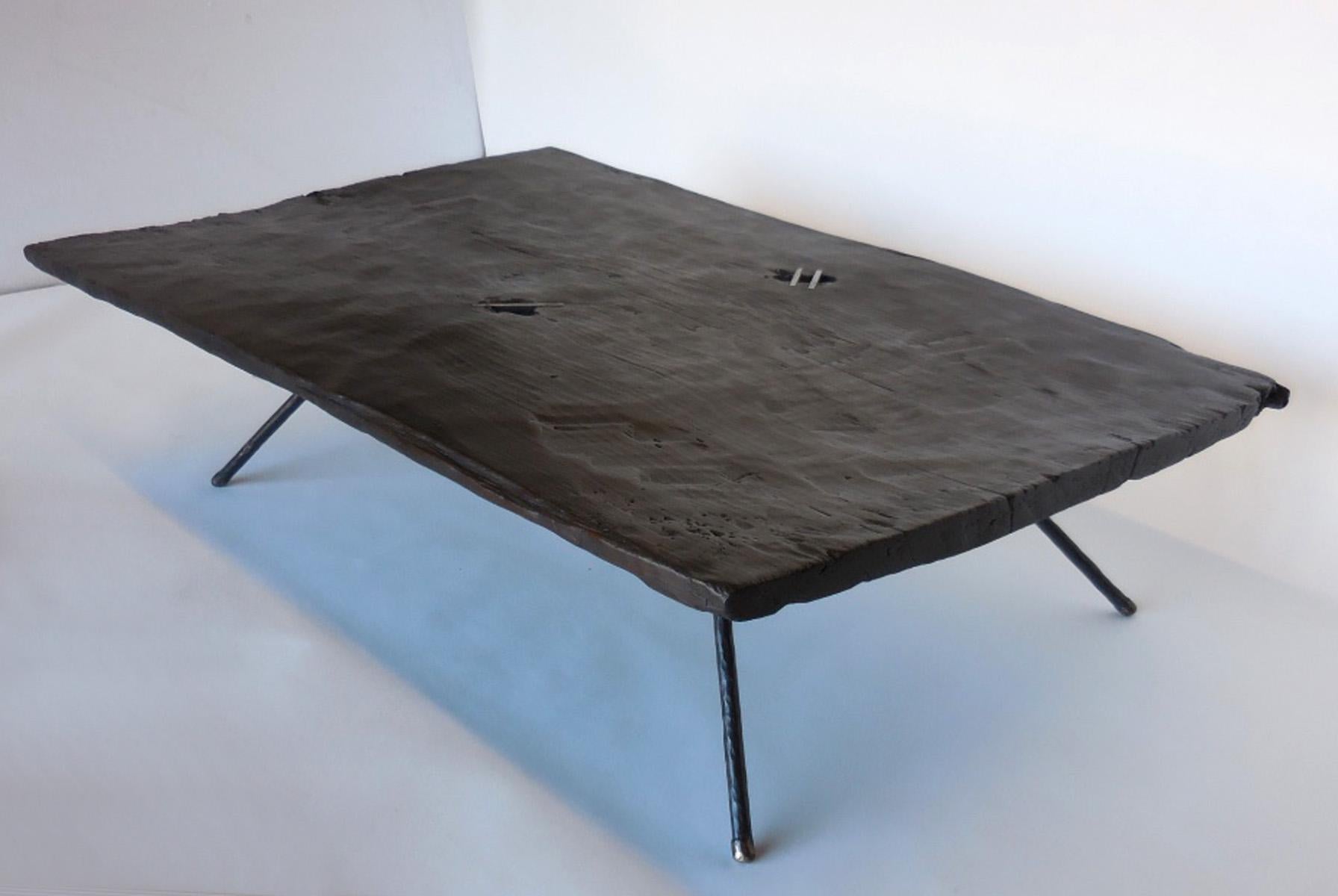 modern rustic coffee table
