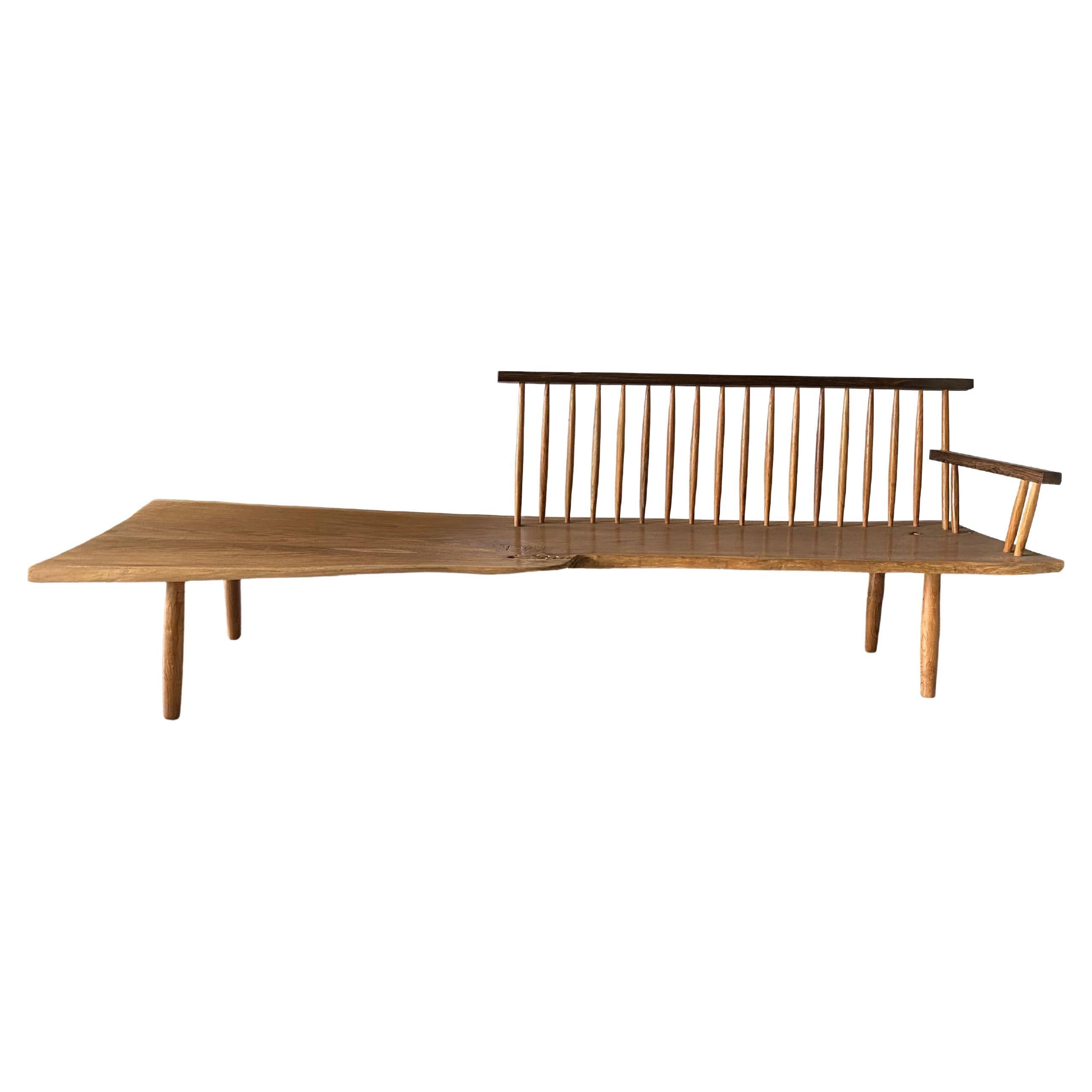 Organic Modern Natural Wood Bench For Sale at 1stDibs organic modern