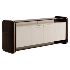 Buffet « Modern Oro » de JNK Miami, design luxueux, 210 cm de largeur, neuf