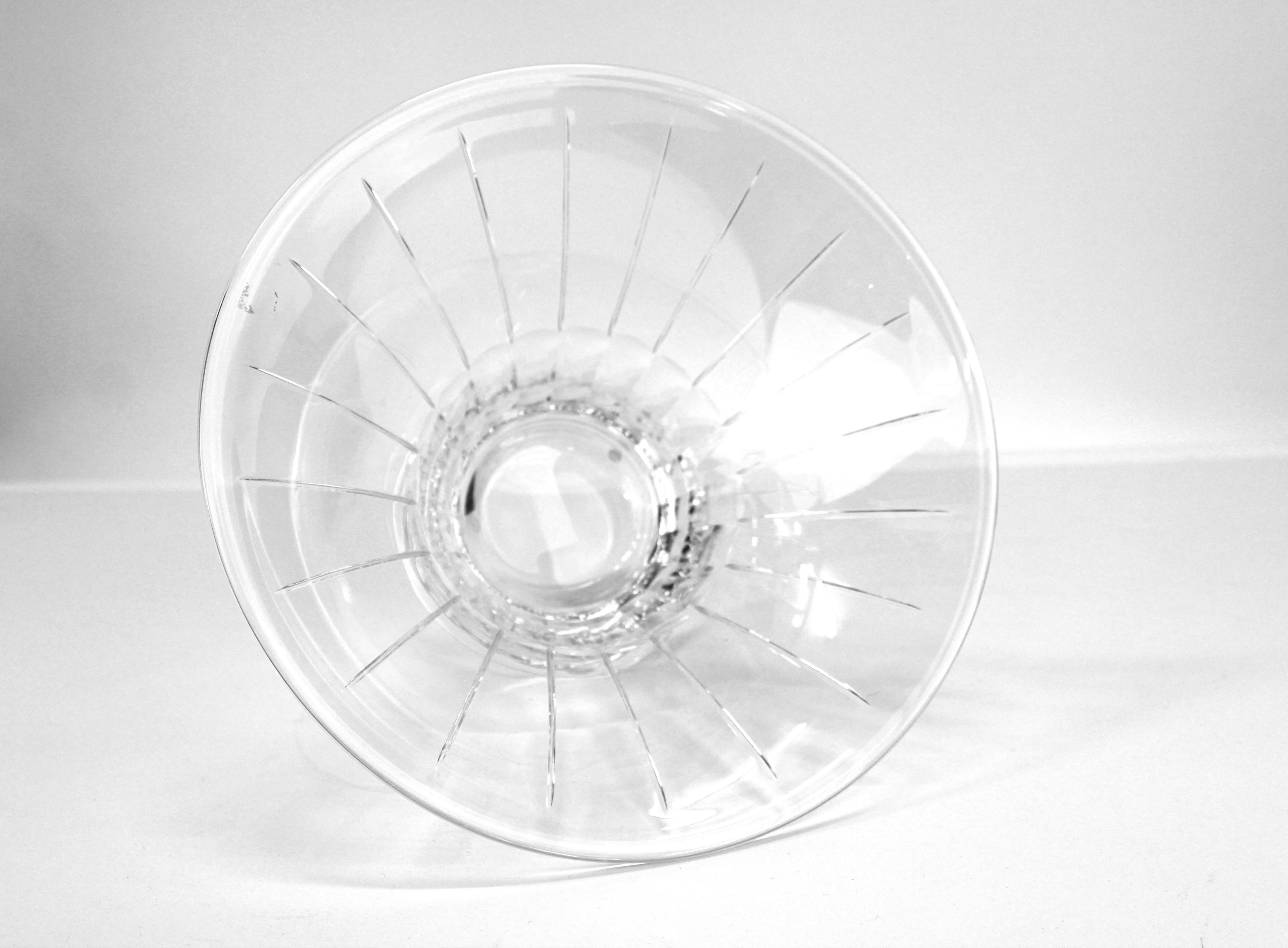20th Century Modern Orrefors Circular Glass Bowl