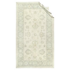 Modern Oushak Rug in a Classical Style  10'6 x 18'