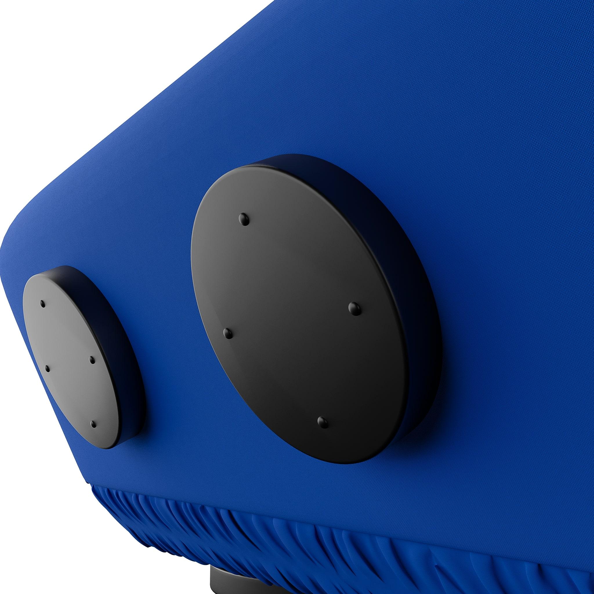 Sofá plegable de exterior moderno Azul Añil Daybed Tapizado Bouclé Blanco Detalles en venta 1
