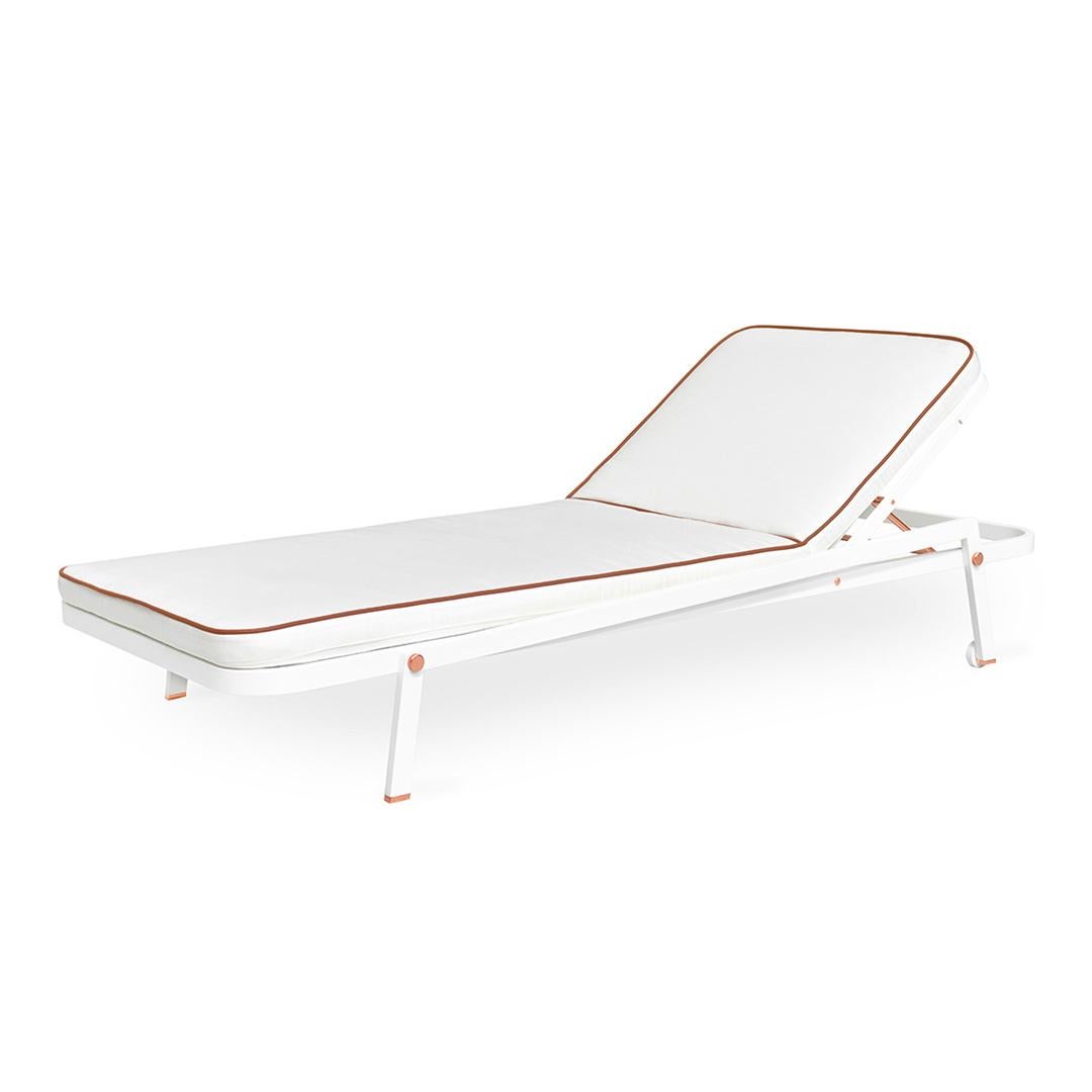 Ribbon Outdoor Sunbed 

Perfect for both indoor and outdoor pool areas, the Ribbon sunbed is not only a great choice for those looking for a comfortable furniture piece but also for a sophisticated one.

The whole design of this relaxing outdoor