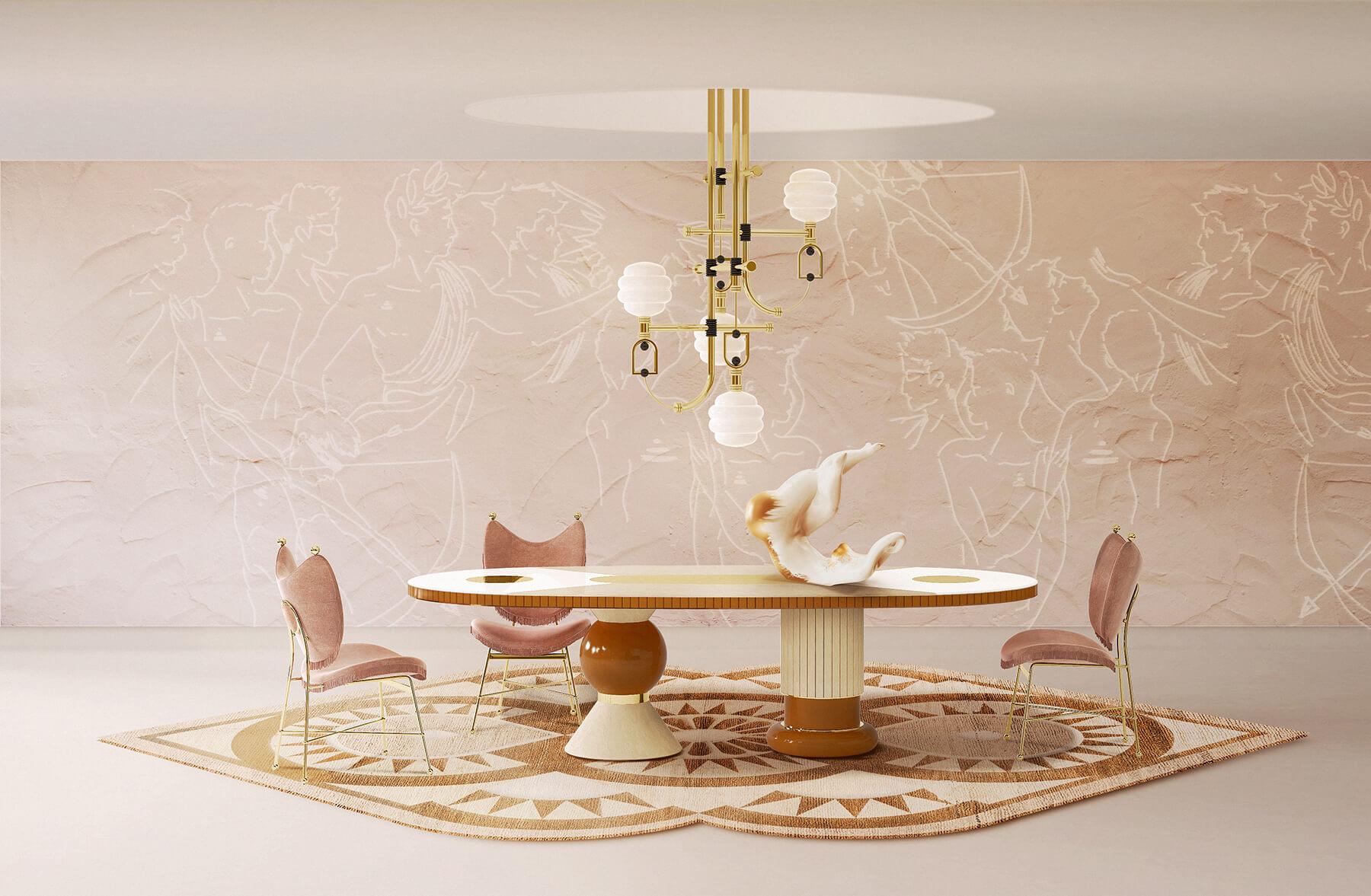 Table de salle à manger ovale moderne Plateau noir et blanc, détails en acier inoxydable doré en vente 3