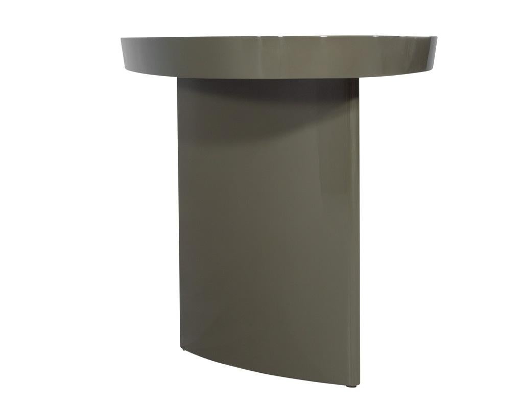 Modern Oval Green Cadence Writing Desk by Century Furniture 2