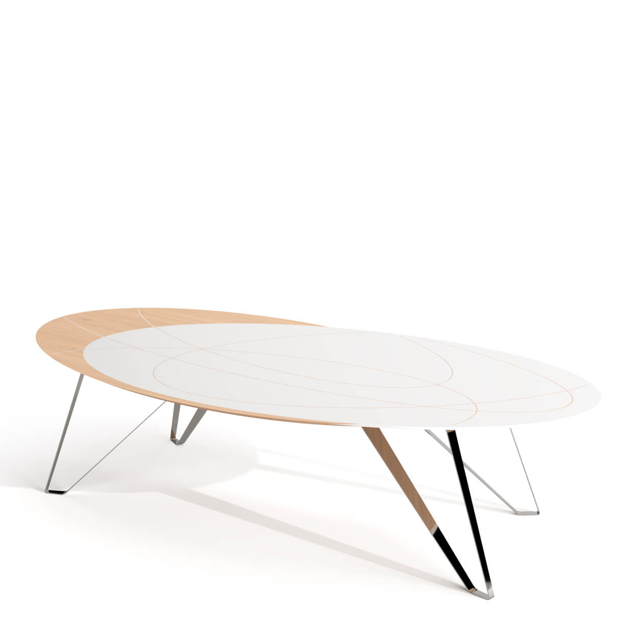 oval shaped dining table