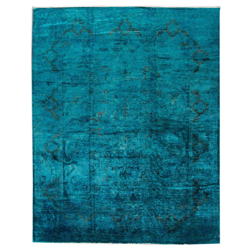 Peach Striped Modern Gabbeh Handmade Wool Rug For Sale at 1stDibs