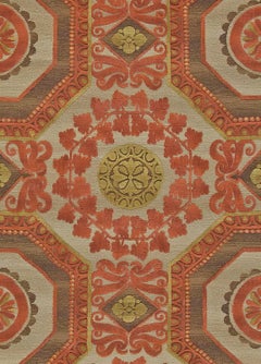 Modern Oversized “Insolite” Geometric Silk & Wool Rug by Doris Leslie Blau