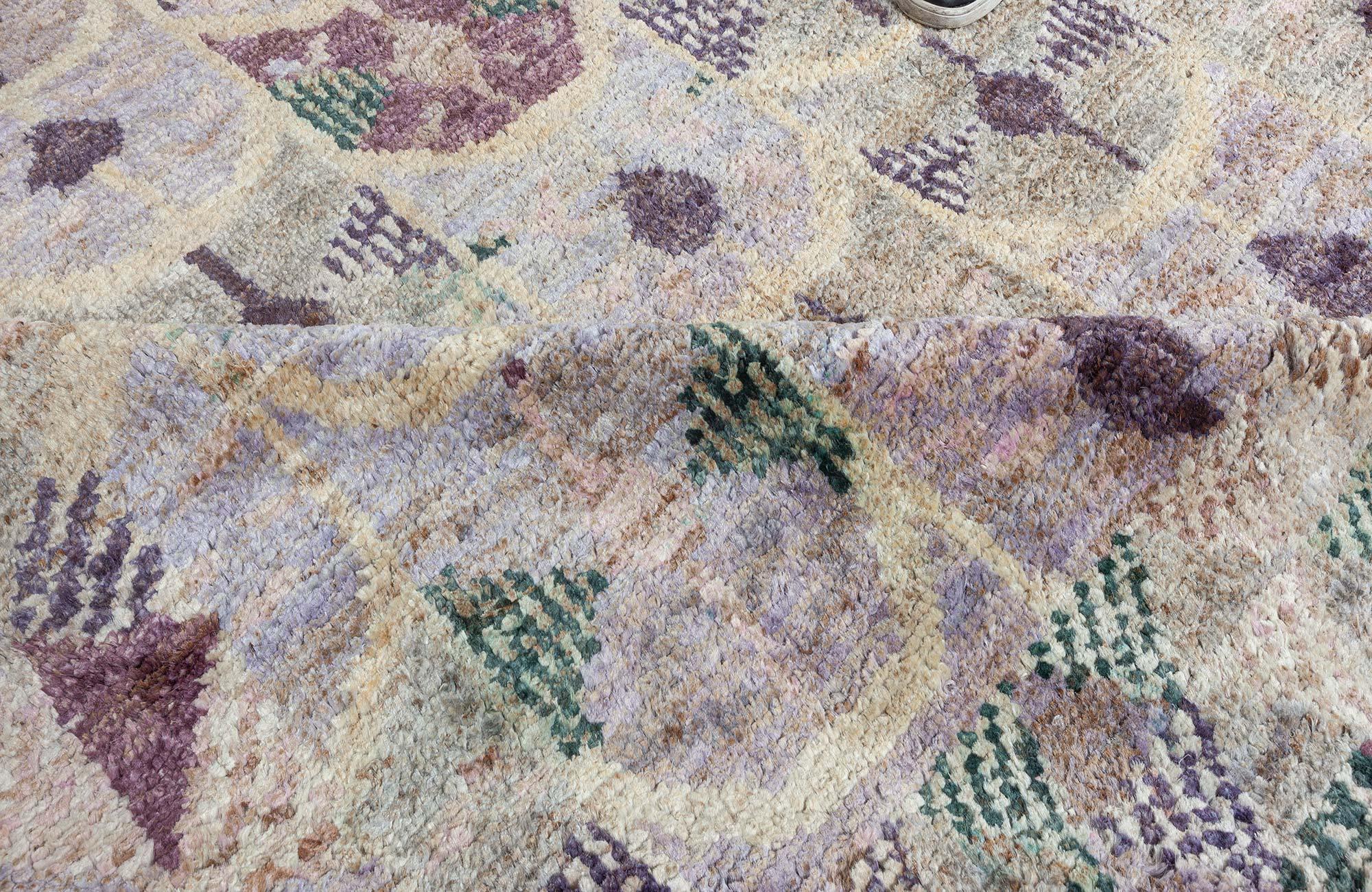 Modern Oversized Swedish Style Hemp Rug by Doris Leslie Blau
Size: 14'3
