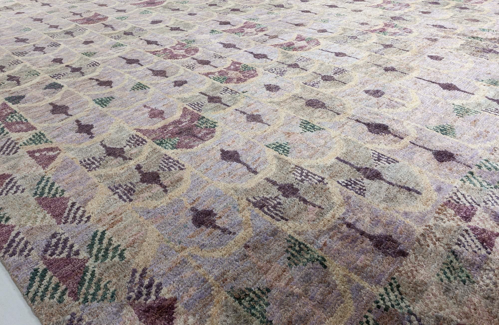 Modern Oversized Swedish Style Hemp Rug by Doris Leslie Blau For Sale 1