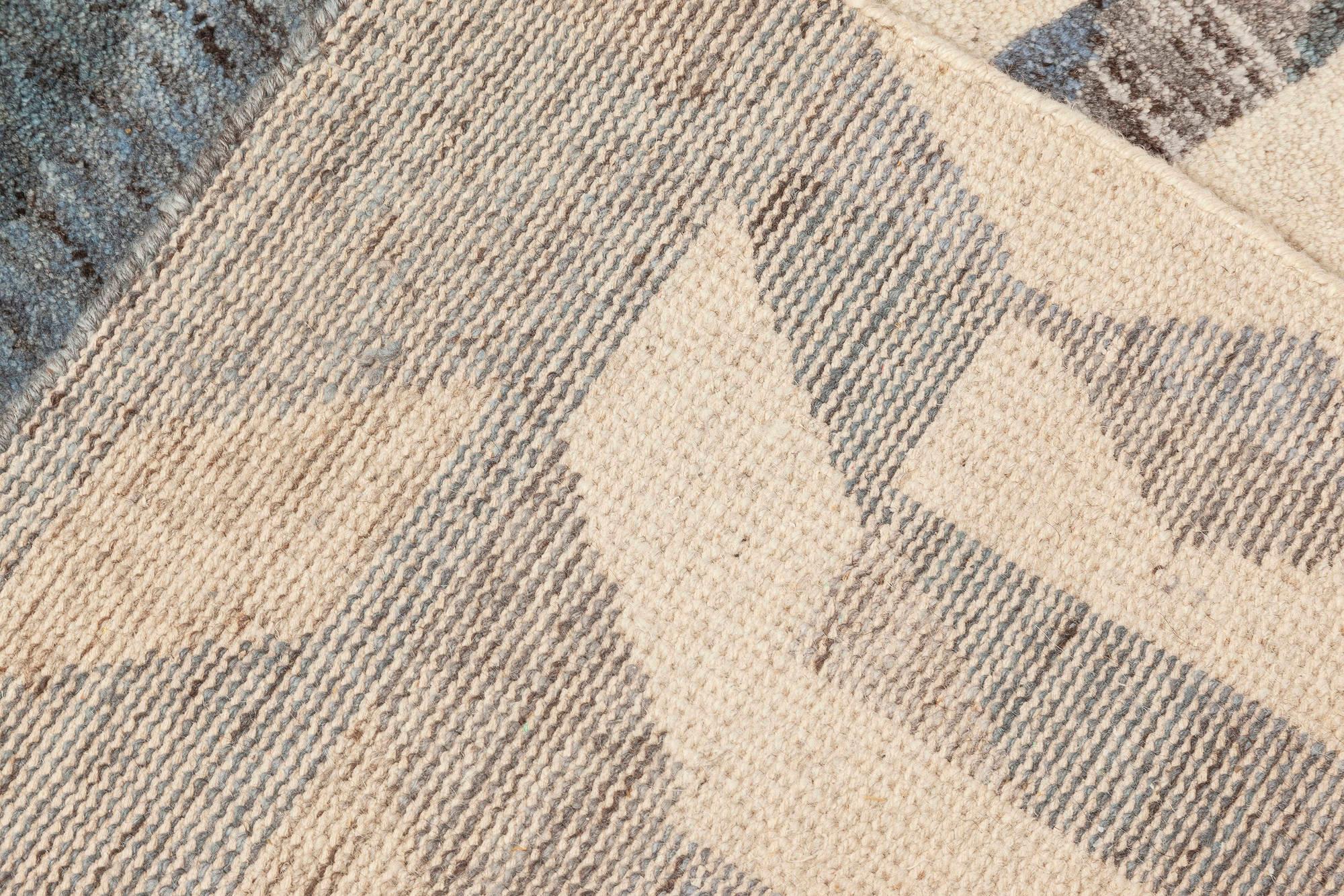 Contemporary Modern Oversized Swedish Style Wool Rug by Doris Leslie Blau For Sale